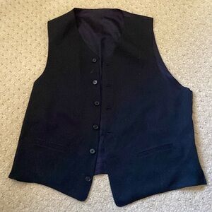 Men’s Black Suit Vest
